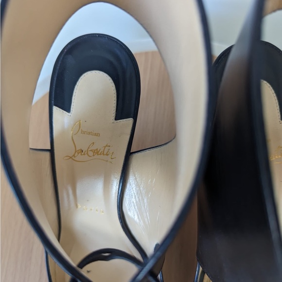 Christian Louboitin leather shoes size EU 39 like new condition ❗️AUTHENTIC - Picture 8 of 10